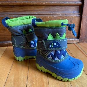 Cat & Jack winter boots, Bernardo monster